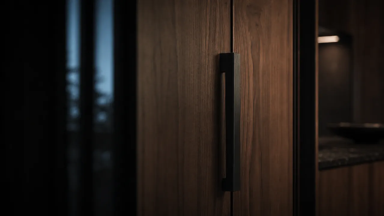 Dark custom cabinet kitchen